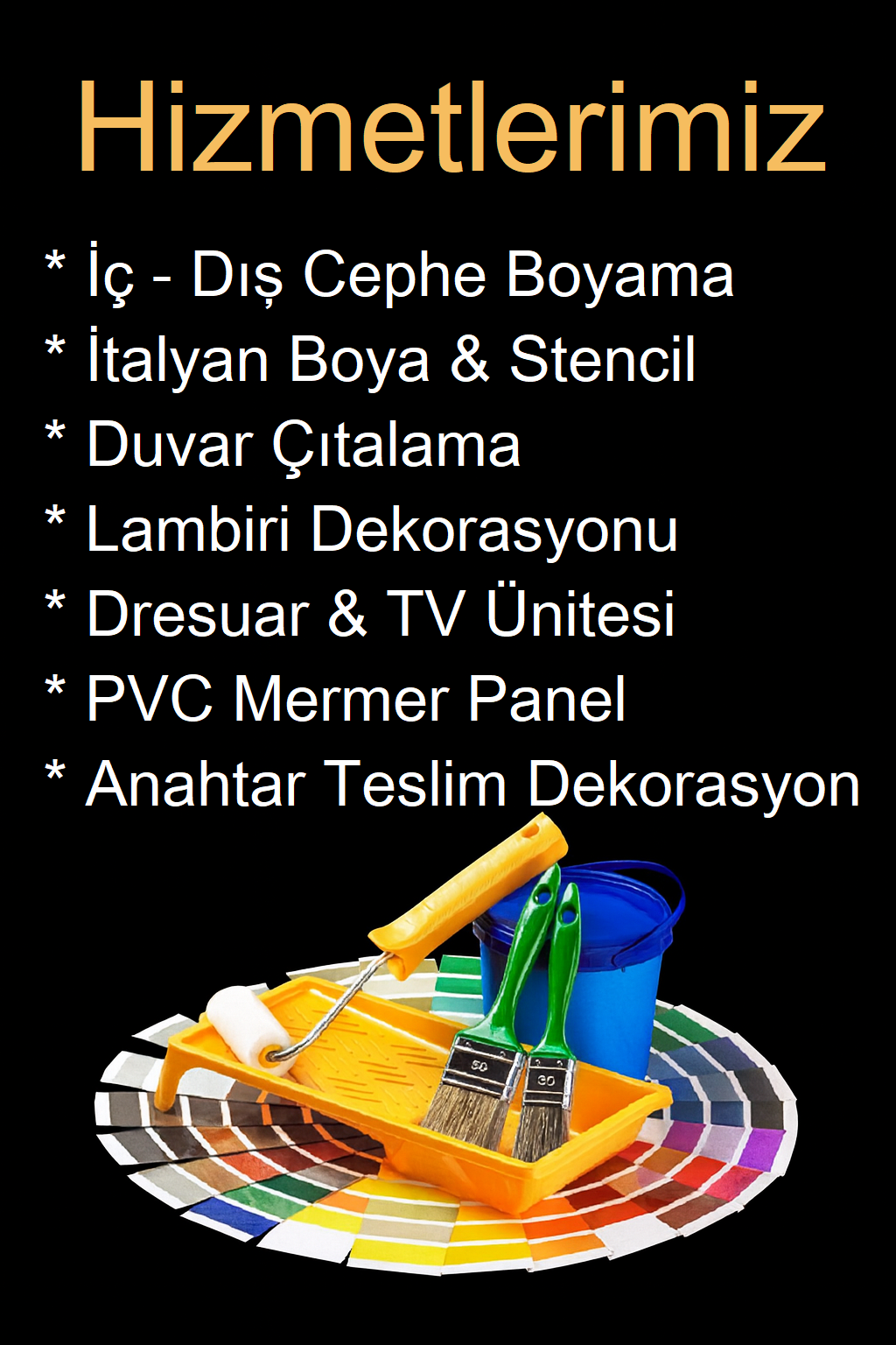Profesyonel Boya, Türkiye genelinde hizmet veren ve DecoRoyal markasına bağlı profesyonel bir boya–badana uygulama firmasıdır. İç cephe, dış cephe, dekoratif boya, İtalyan boya, geometrik boyama, tadilat–tamirat, alçı işleri, duvar çıtalama ve özel efektli boya uygulamalarında uzman ekiplerle hızlı ve temiz işçilik sunar. Her ilde profesyonel boya ustalarıyla, konut – ofis – ticari alan boyama hizmeti vererek kaliteli, garantili ve zamanında teslim odaklı çalışır. 📞 İletişim Bilgileri (DecoRoyal / Profesyonel Boya) Telefon: 0545 825 44 66 – 0551 108 18 85 Instagram: @decoroyaltr YouTube: @DecoRoyalTR TikTok: @decoroyaltr Adana boyacı ustası, Adıyaman boyacı ustası, Afyonkarahisar boyacı ustası, Ağrı boyacı ustası, Aksaray boyacı ustası, Amasya boyacı ustası, Ankara boyacı ustası, Antalya boyacı ustası, Ardahan boyacı ustası, Artvin boyacı ustası, Aydın boyacı ustası, Balıkesir boyacı ustası, Bartın boyacı ustası, Batman boyacı ustası, Bayburt boyacı ustası, Bilecik boyacı ustası, Bingöl boyacı ustası, Bitlis boyacı ustası, Bolu boyacı ustası, Burdur boyacı ustası, Bursa boyacı ustası, Çanakkale boyacı ustası, Çankırı boyacı ustası, Çorum boyacı ustası, Denizli boyacı ustası, Diyarbakır boyacı ustası, Düzce boyacı ustası, Edirne boyacı ustası, Elazığ boyacı ustası, Erzincan boyacı ustası, Erzurum boyacı ustası, Eskişehir boyacı ustası, Gaziantep boyacı ustası, Giresun boyacı ustası, Gümüşhane boyacı ustası, Hakkari boyacı ustası, Hatay boyacı ustası, Iğdır boyacı ustası, Isparta boyacı ustası, İstanbul boyacı ustası, İzmir boyacı ustası, Kahramanmaraş boyacı ustası, Karabük boyacı ustası, Karaman boyacı ustası, Kars boyacı ustası, Kastamonu boyacı ustası, Kayseri boyacı ustası, Kırıkkale boyacı ustası, Kırklareli boyacı ustası, Kırşehir boyacı ustası, Kilis boyacı ustası, Kocaeli boyacı ustası, Konya boyacı ustası, Kütahya boyacı ustası, Malatya boyacı ustası, Manisa boyacı ustası, Mardin boyacı ustası, Mersin boyacı ustası, Muğla boyacı ustası, Muş boyacı ustası, Nevşehir boyacı ustası, Niğde boyacı ustası, Ordu boyacı ustası, Osmaniye boyacı ustası, Rize boyacı ustası, Sakarya boyacı ustası, Samsun boyacı ustası, Siirt boyacı ustası, Sinop boyacı ustası, Sivas boyacı ustası, Şanlıurfa boyacı ustası, Şırnak boyacı ustası, Tekirdağ boyacı ustası, Tokat boyacı ustası, Trabzon boyacı ustası, Tunceli boyacı ustası, Uşak boyacı ustası, Van boyacı ustası, Yalova boyacı ustası, Yozgat boyacı ustası, Zonguldak boyacı ustası,